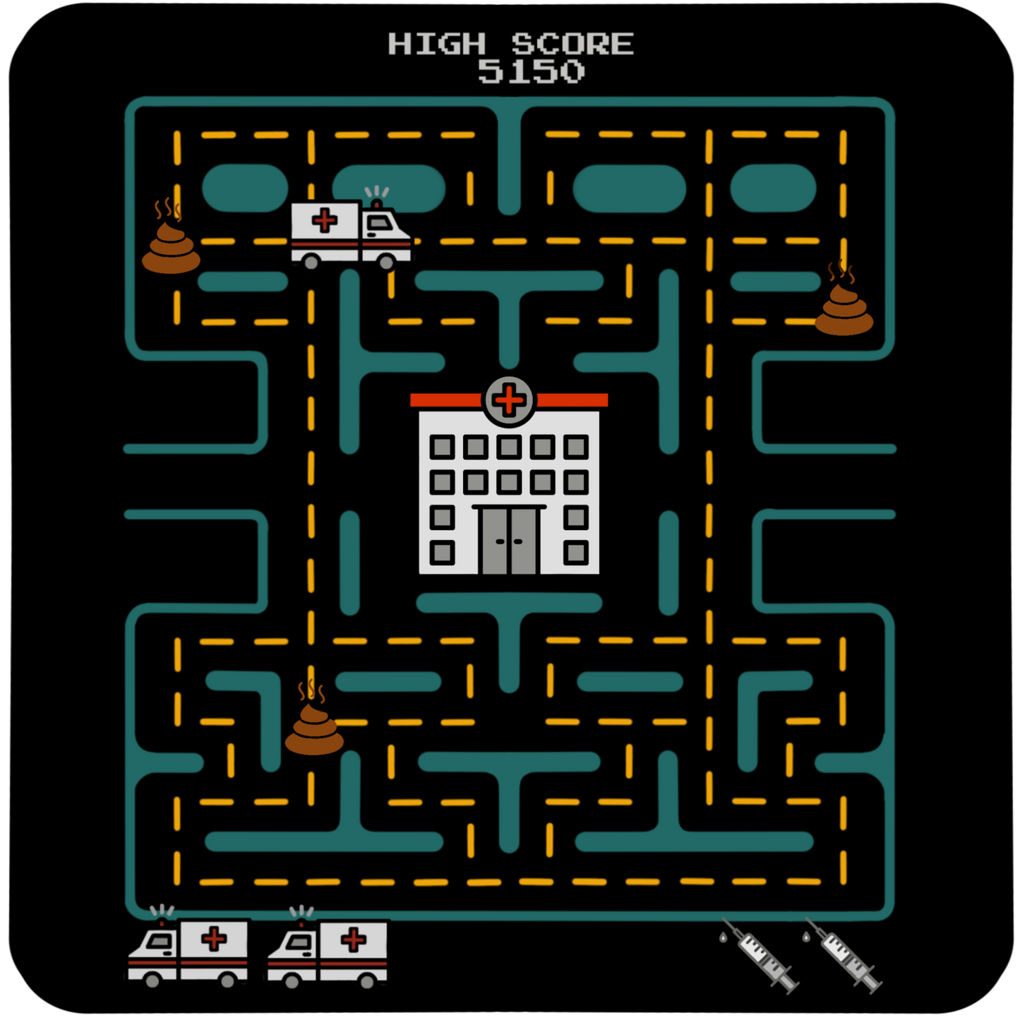 High Score 5150 Sticker