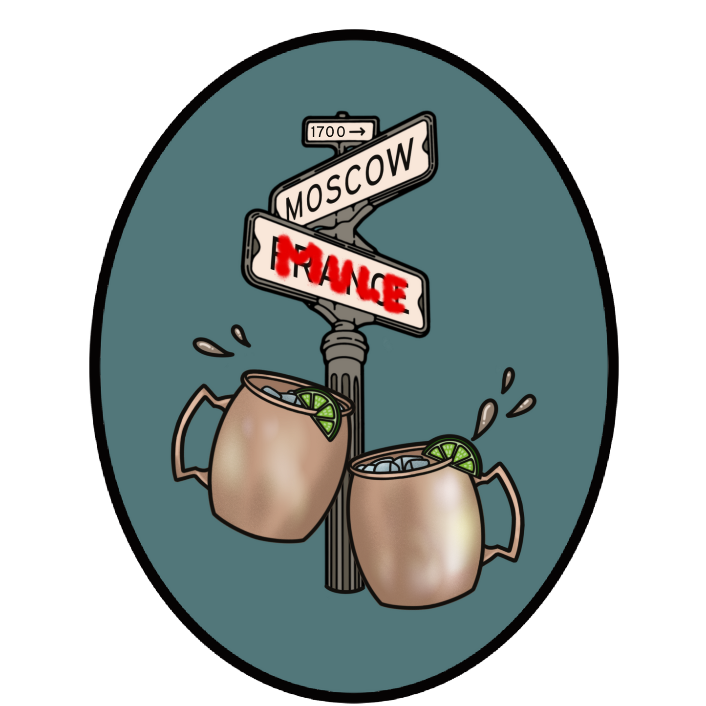 Moscow Mule Sticker