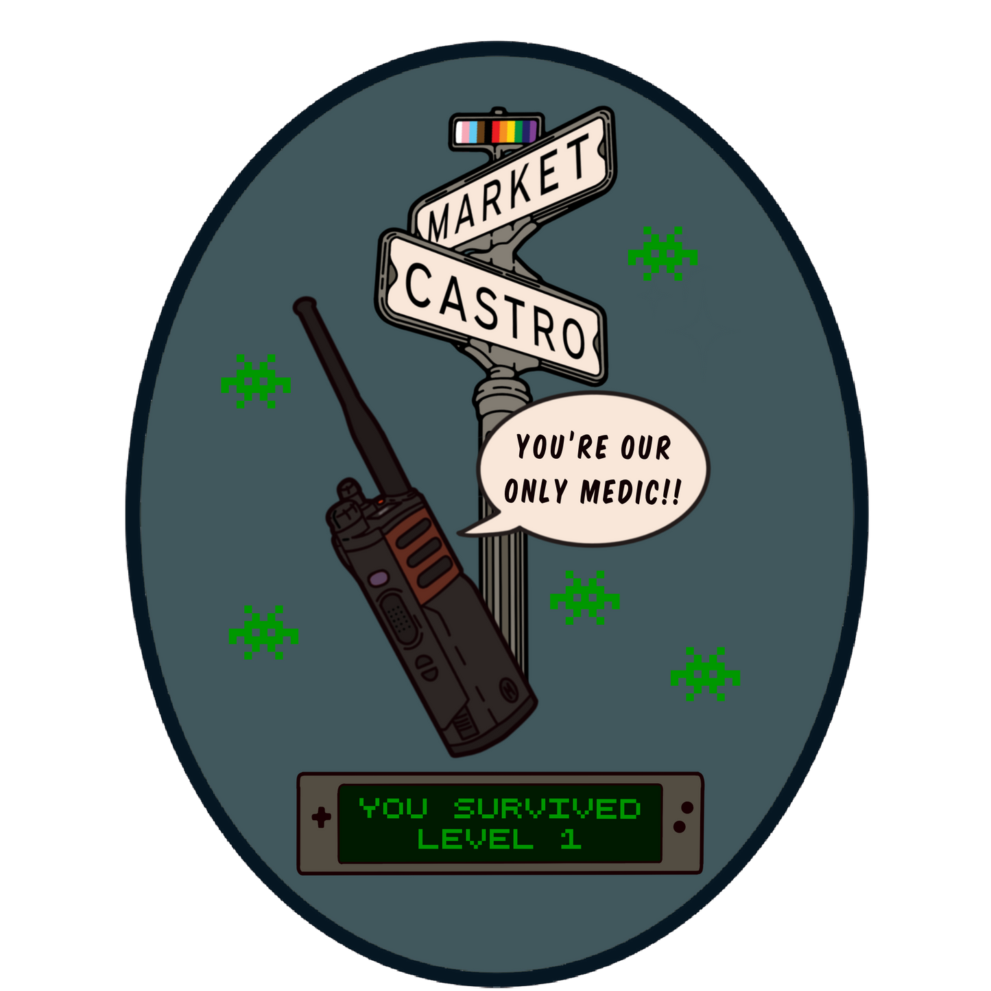 Level 1 Survivor Sticker