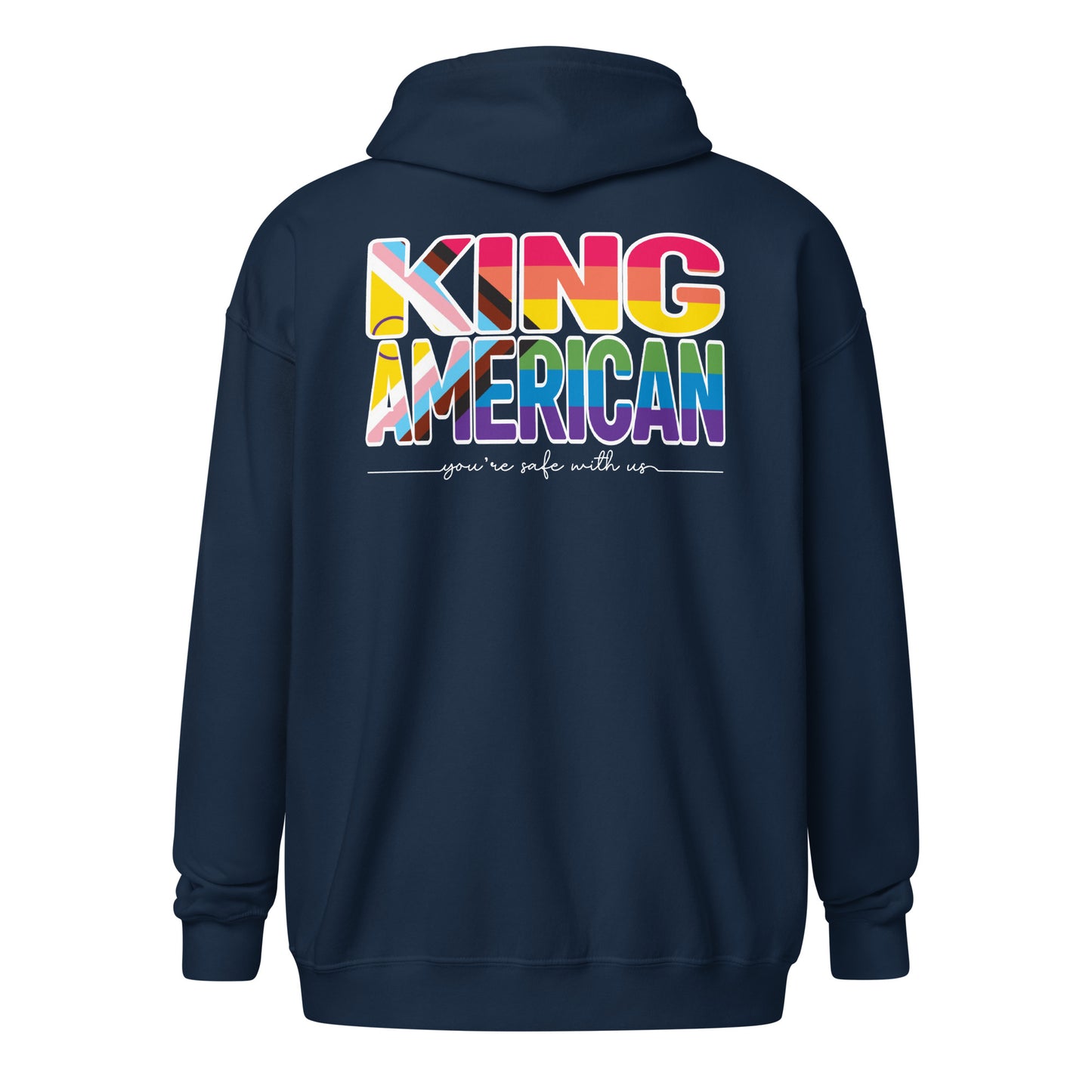 King-American Pride Zip-Up Hoodie