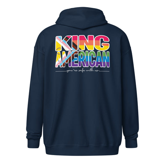 King-American Pride Zip-Up Hoodie