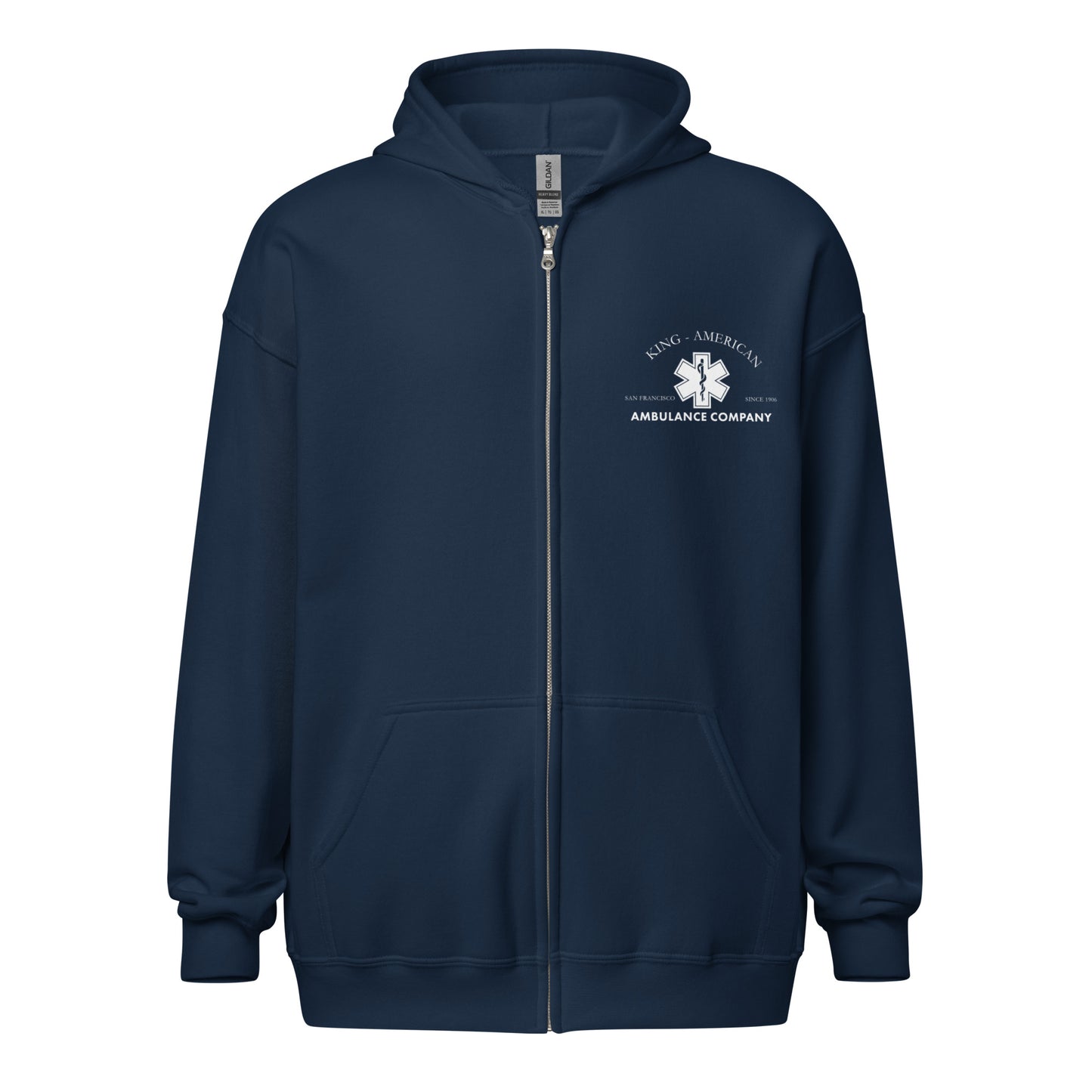 King-American Zip-Up Hoodie