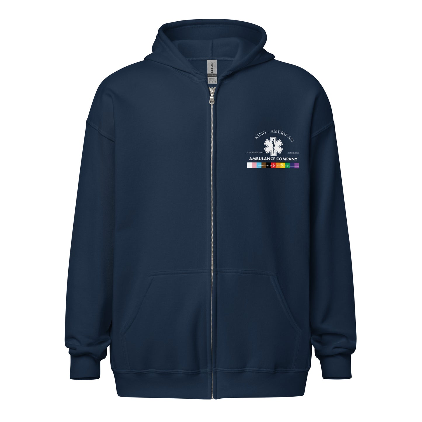 King-American Pride Zip-Up Hoodie
