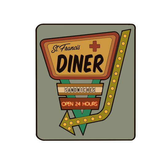 St. Francis Diner Sticker