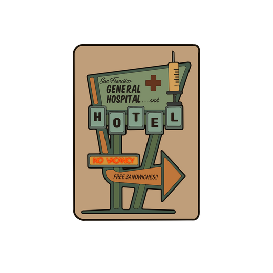 General Hotel Sticker