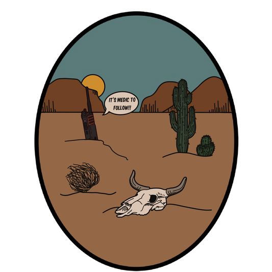 Medic to Follow Sticker