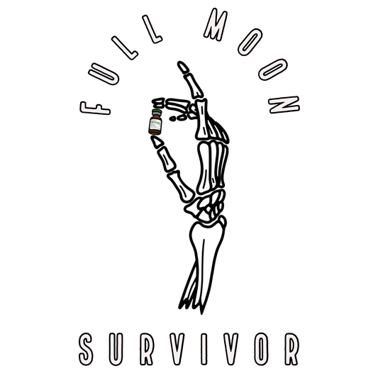 Full Moon Survivor Sticker